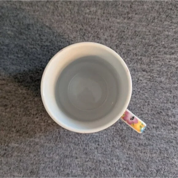 3/$30 | Edinbourg Porcelain Mug with Butterflies, Blue/Gold Trim, EUC - Picture 3 of 4